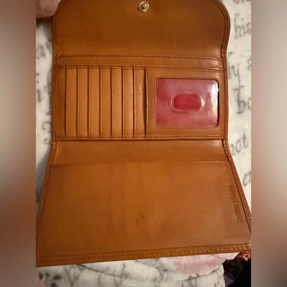 Dooney & Bourke DB75 multi-color slim wallet EUC - Picture 3 of 16